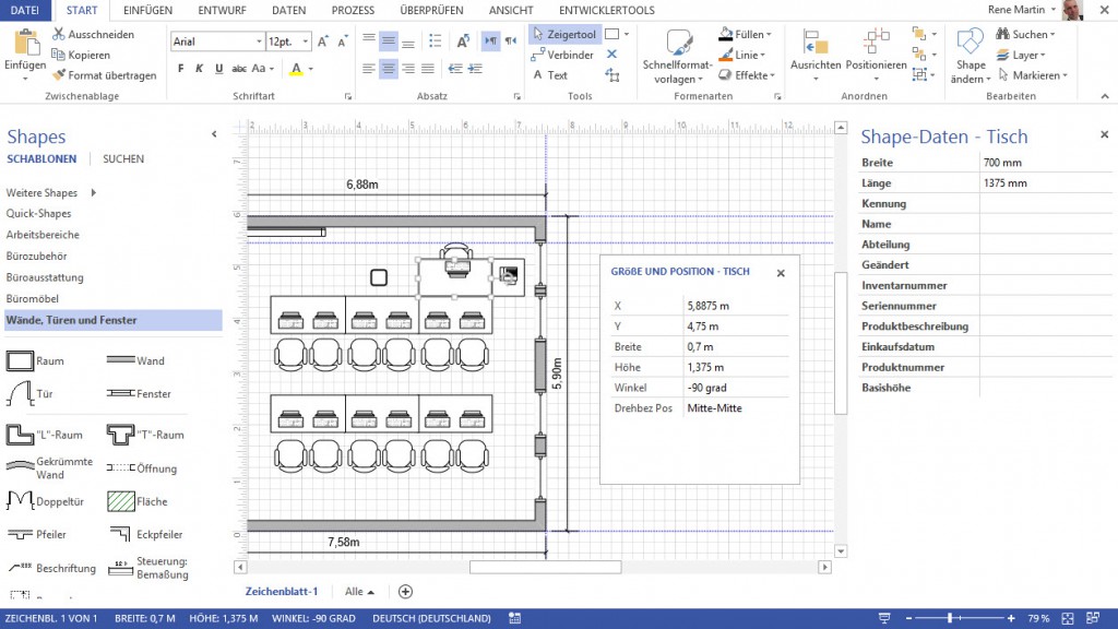 Fenster verschwunden Visio Training